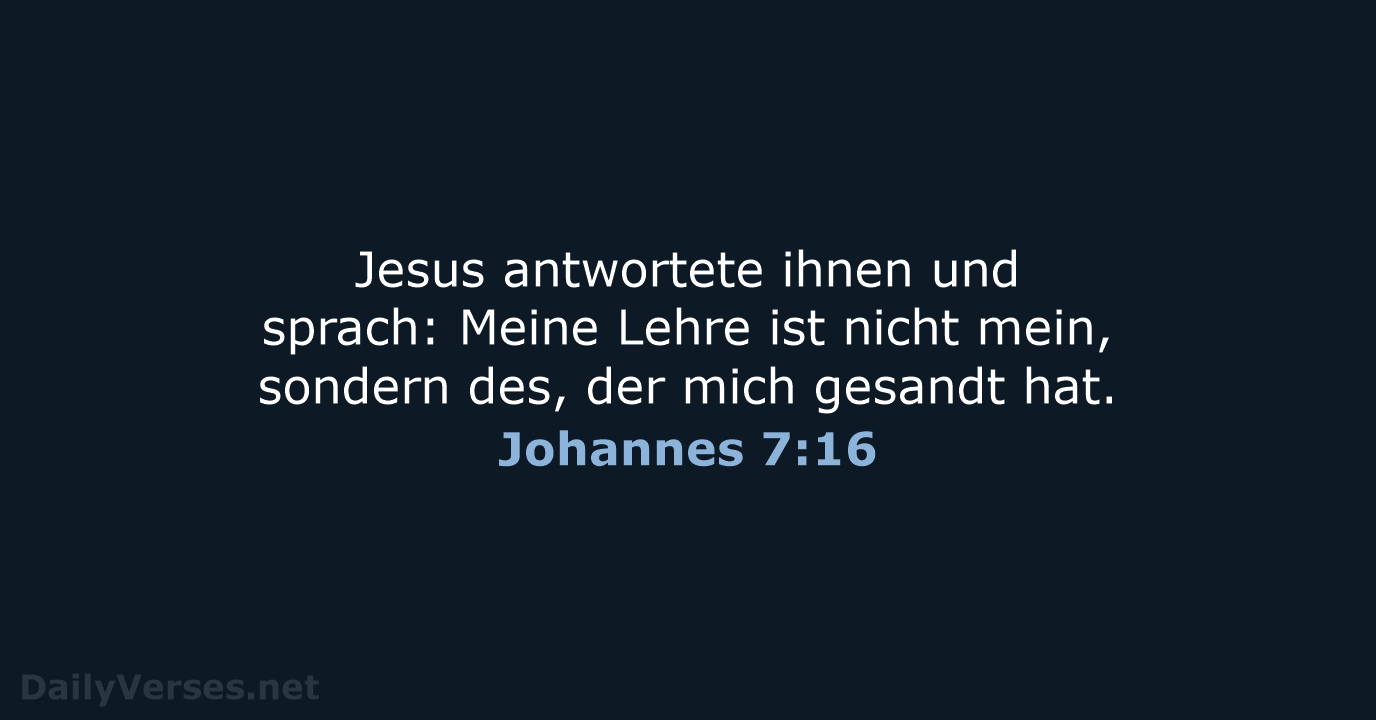 Johannes 7:16 - LU12