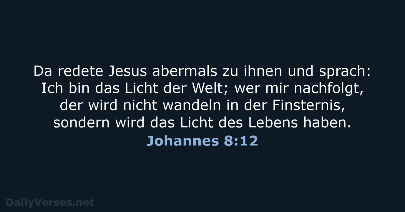 Johannes 8:12 - LU12