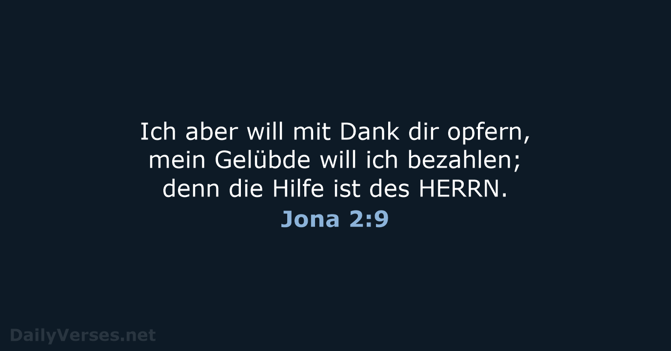 Jona 2:9 - LU12