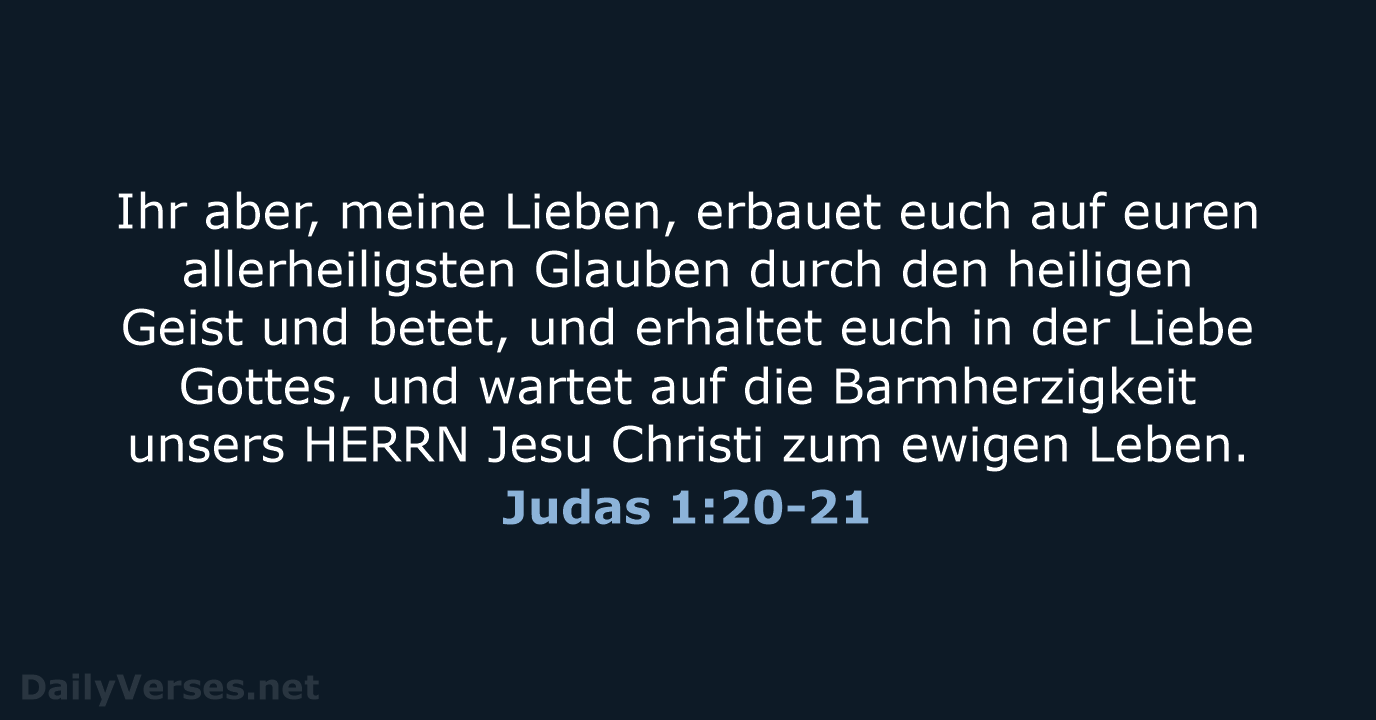 Judas 1:20-21 - LU12