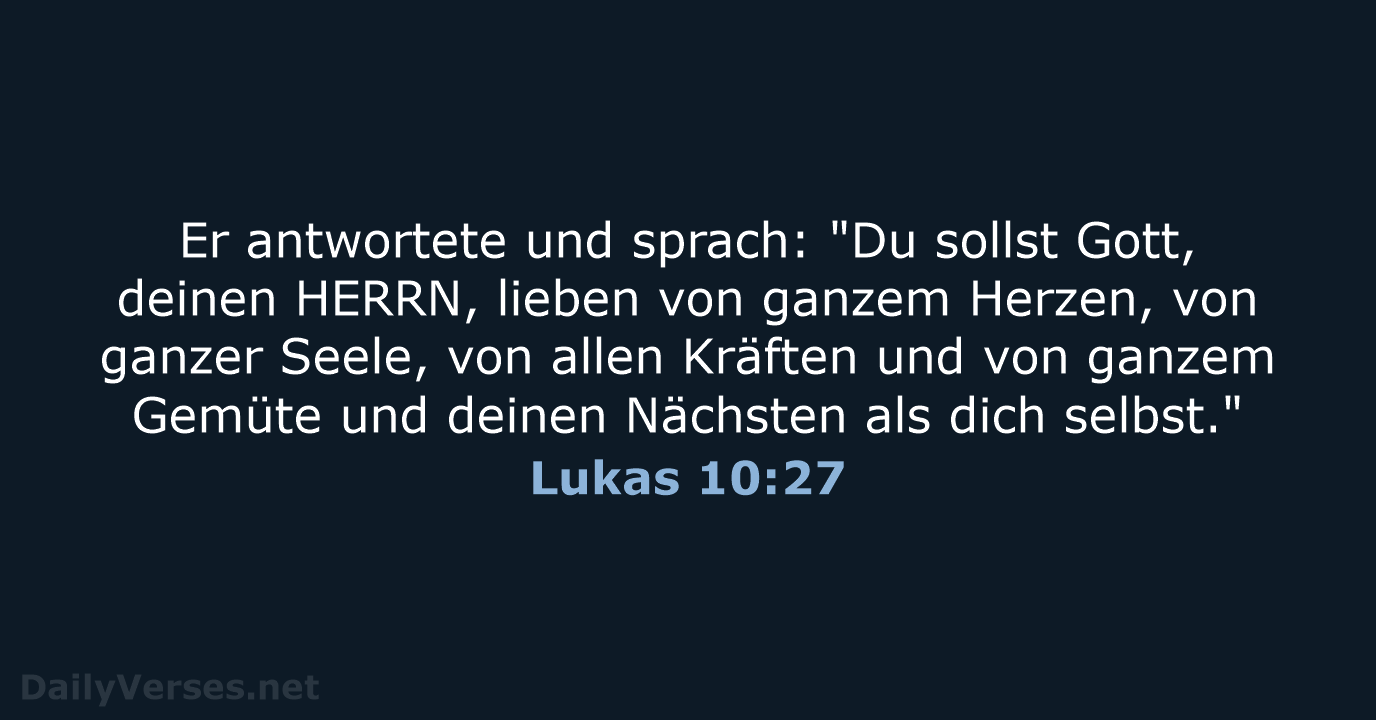 Lukas 10:27 - LU12
