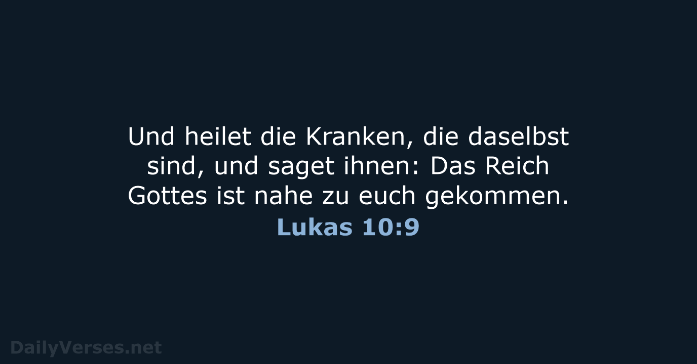 Lukas 10:9 - LU12