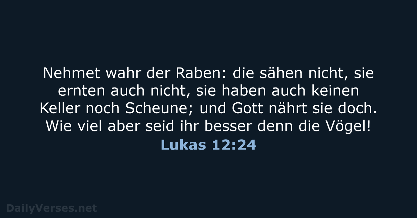 Lukas 12:24 - LU12