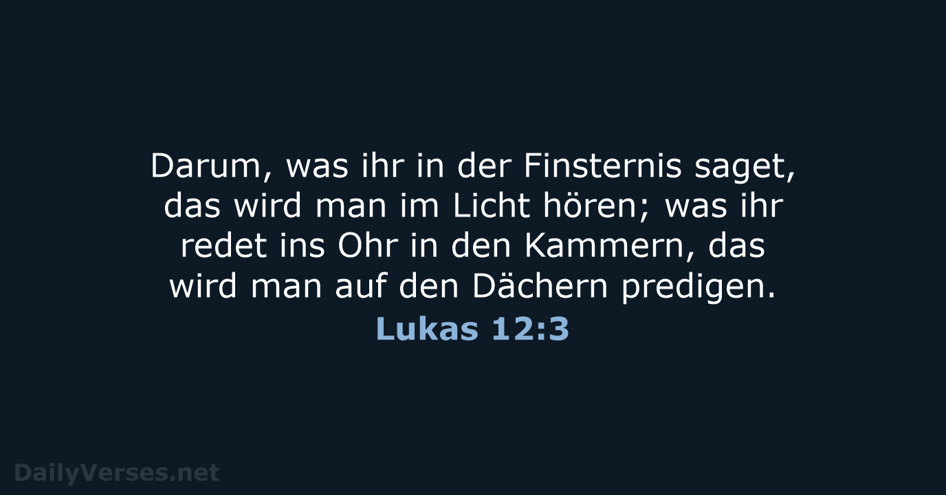 Lukas 12:3 - LU12