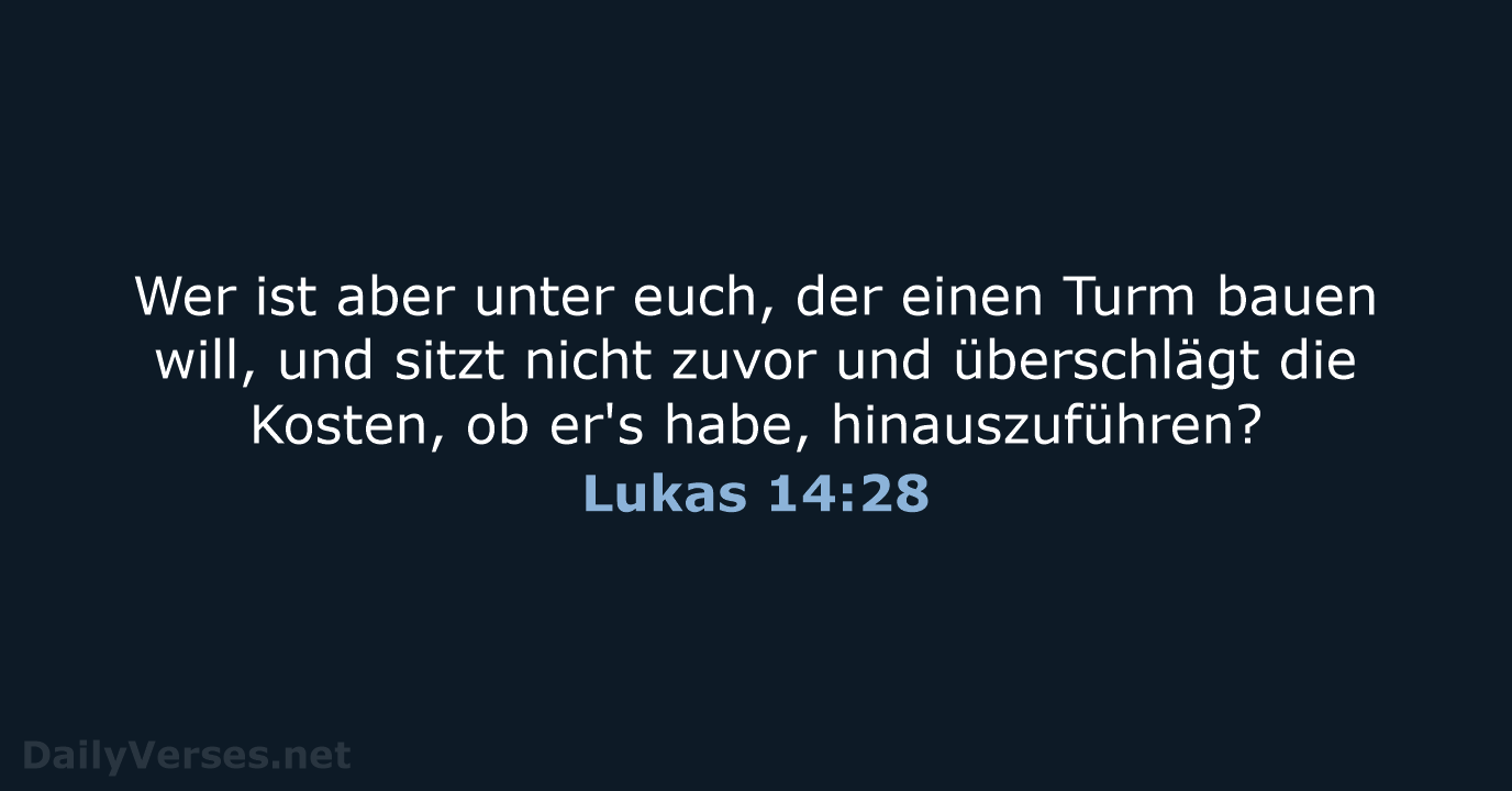 Lukas 14:28 - LU12