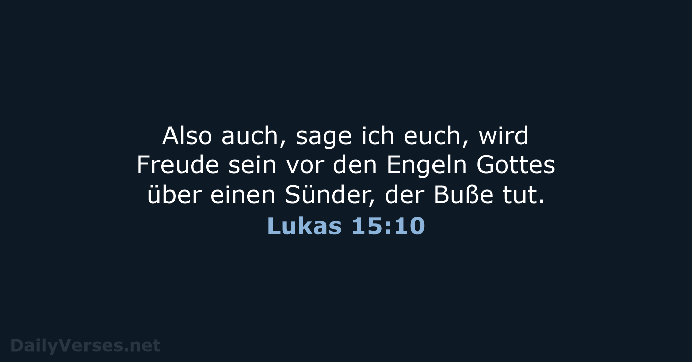 Lukas 15:10 - LU12