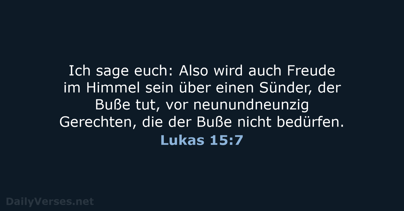 Lukas 15:7 - LU12