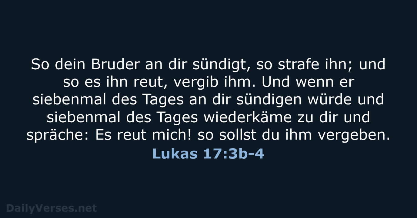 Lukas 17:3b-4 - LU12