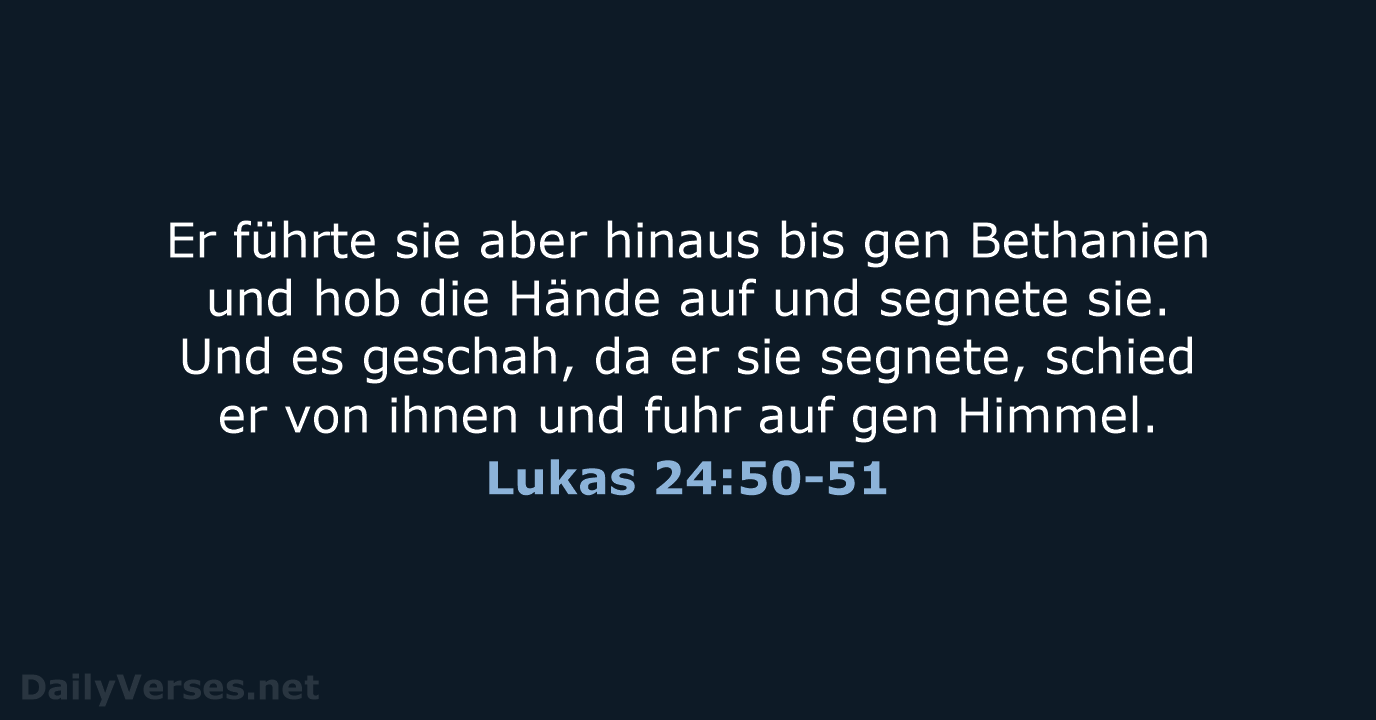 Lukas 24:50-51 - LU12