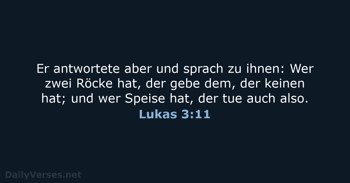 Lukas 3:11 - LU12