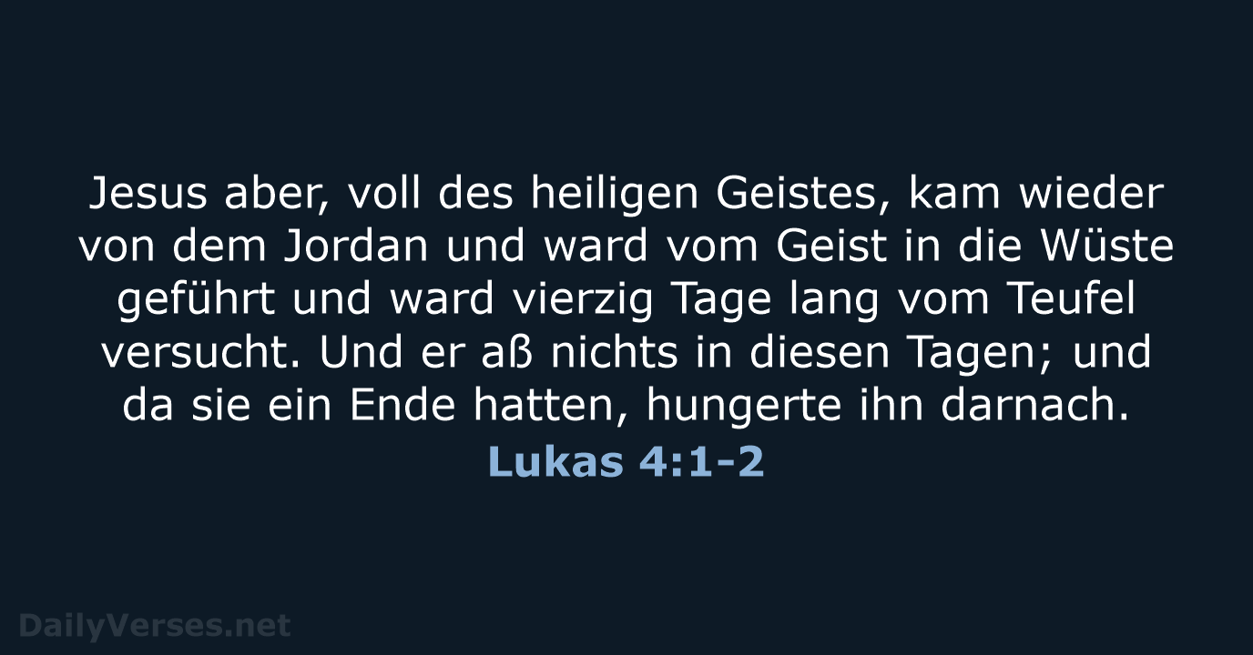 Lukas 4:1-2 - LU12