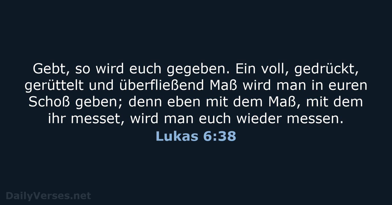 Lukas 6:38 - LU12