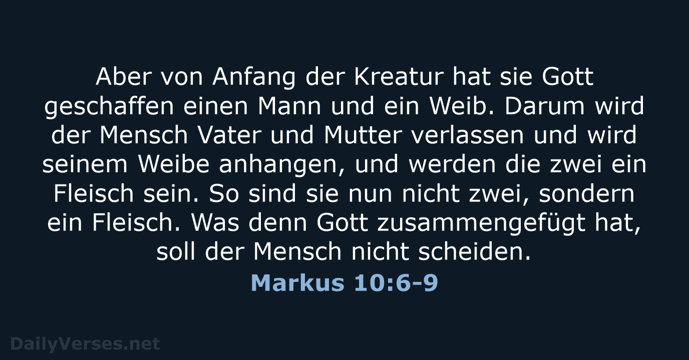Markus 10:6-9 - LU12