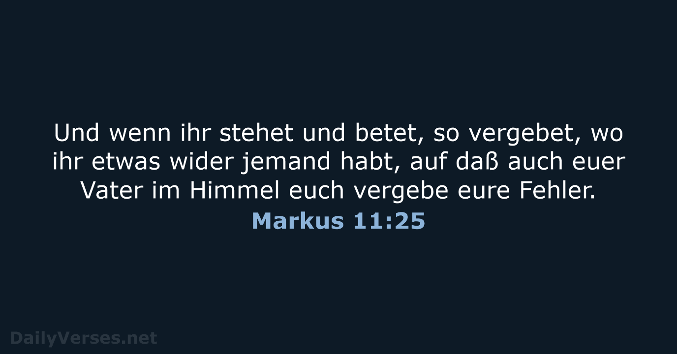 Markus 11:25 - LU12