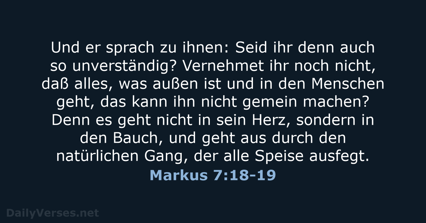 Markus 7:18-19 - LU12