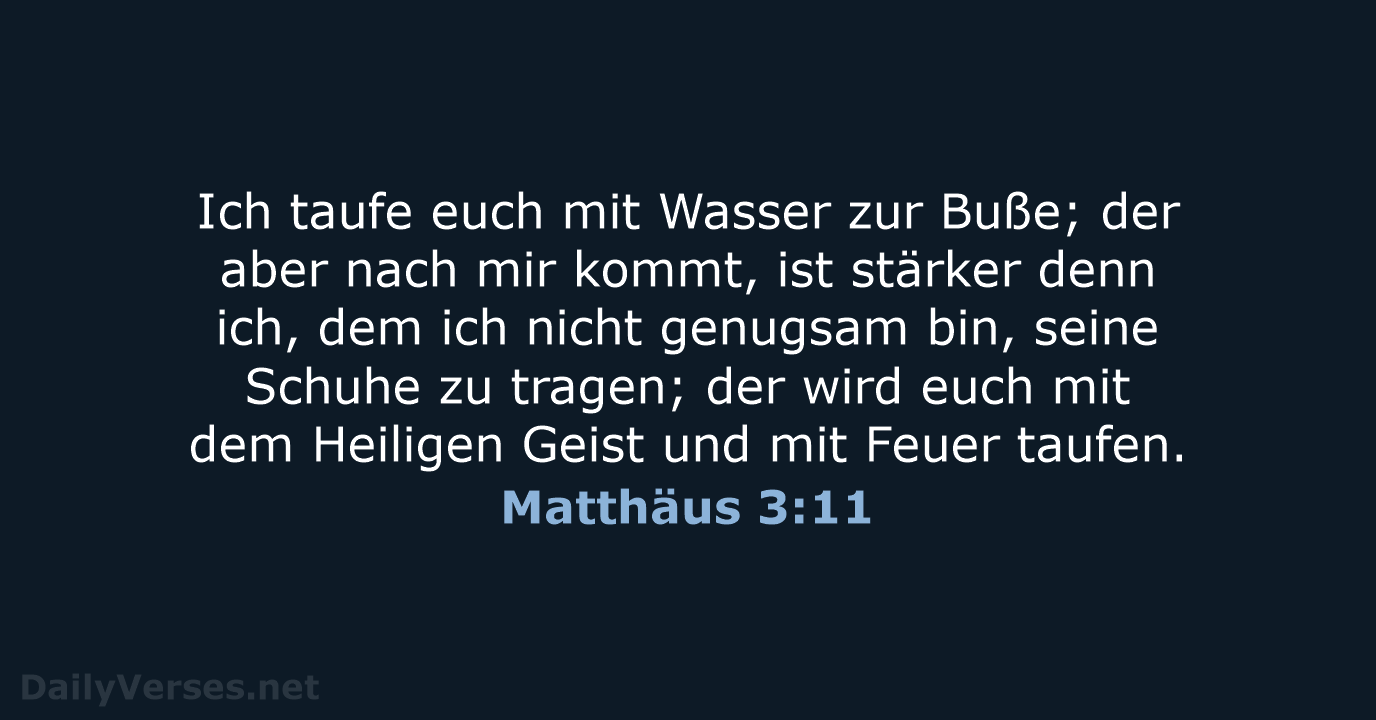 Matthäus 3:11 - LU12