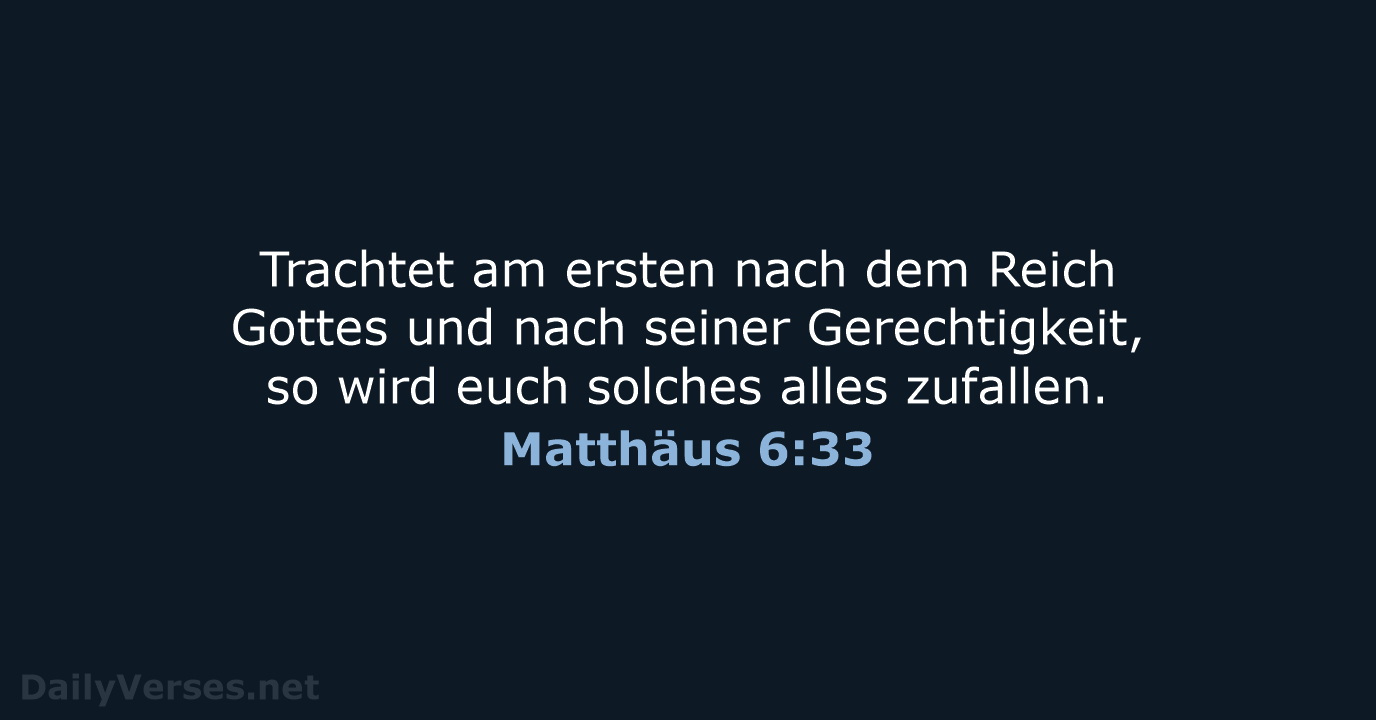 Matthäus 6:33 - LU12
