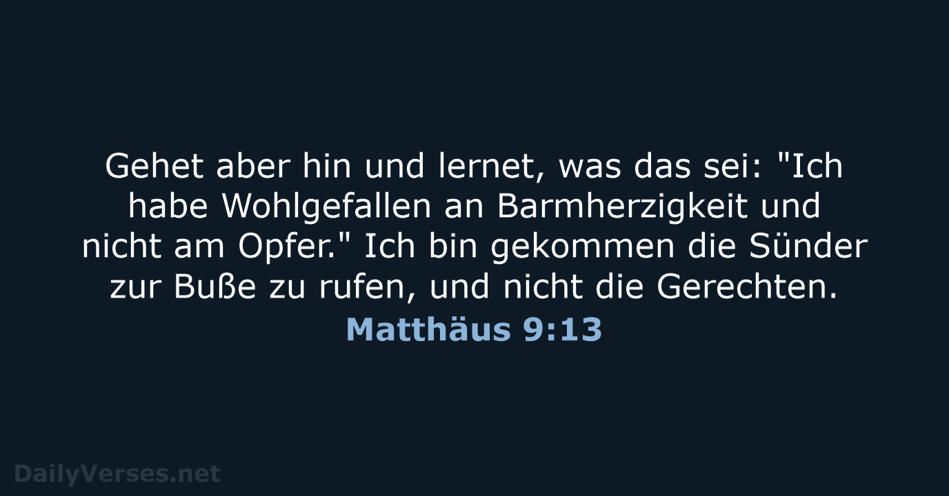 Matthäus 9:13 - LU12
