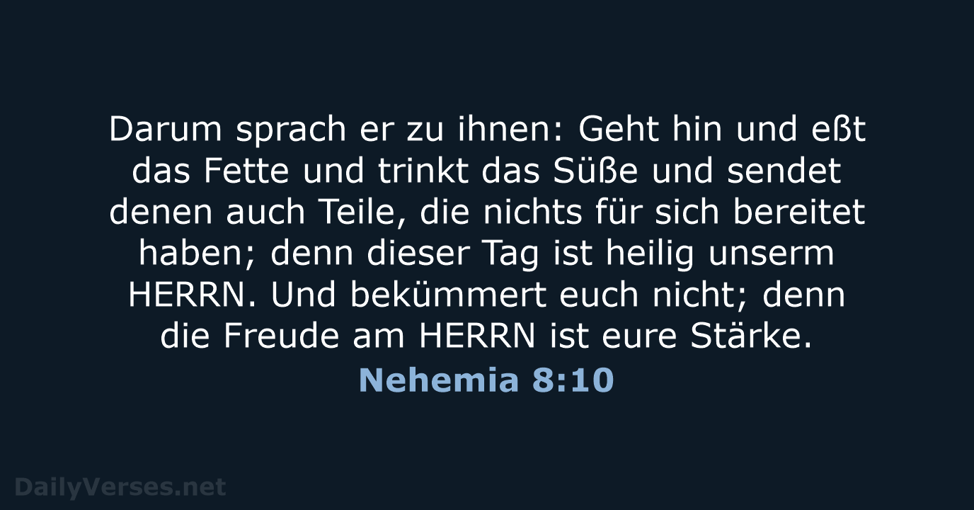 Nehemia 8:10 - LU12