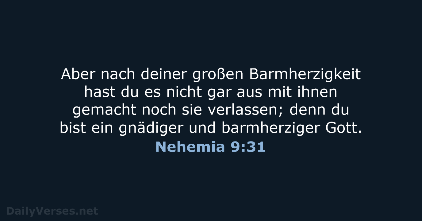 Nehemia 9:31 - LU12