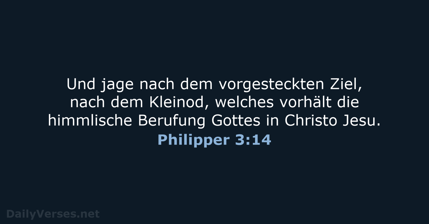 Philipper 3:14 - LU12