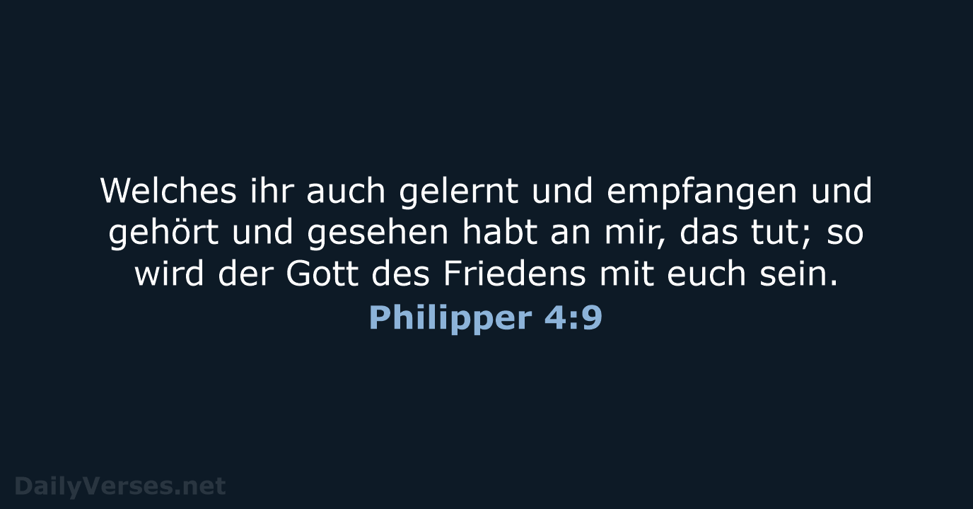 Philipper 4:9 - LU12