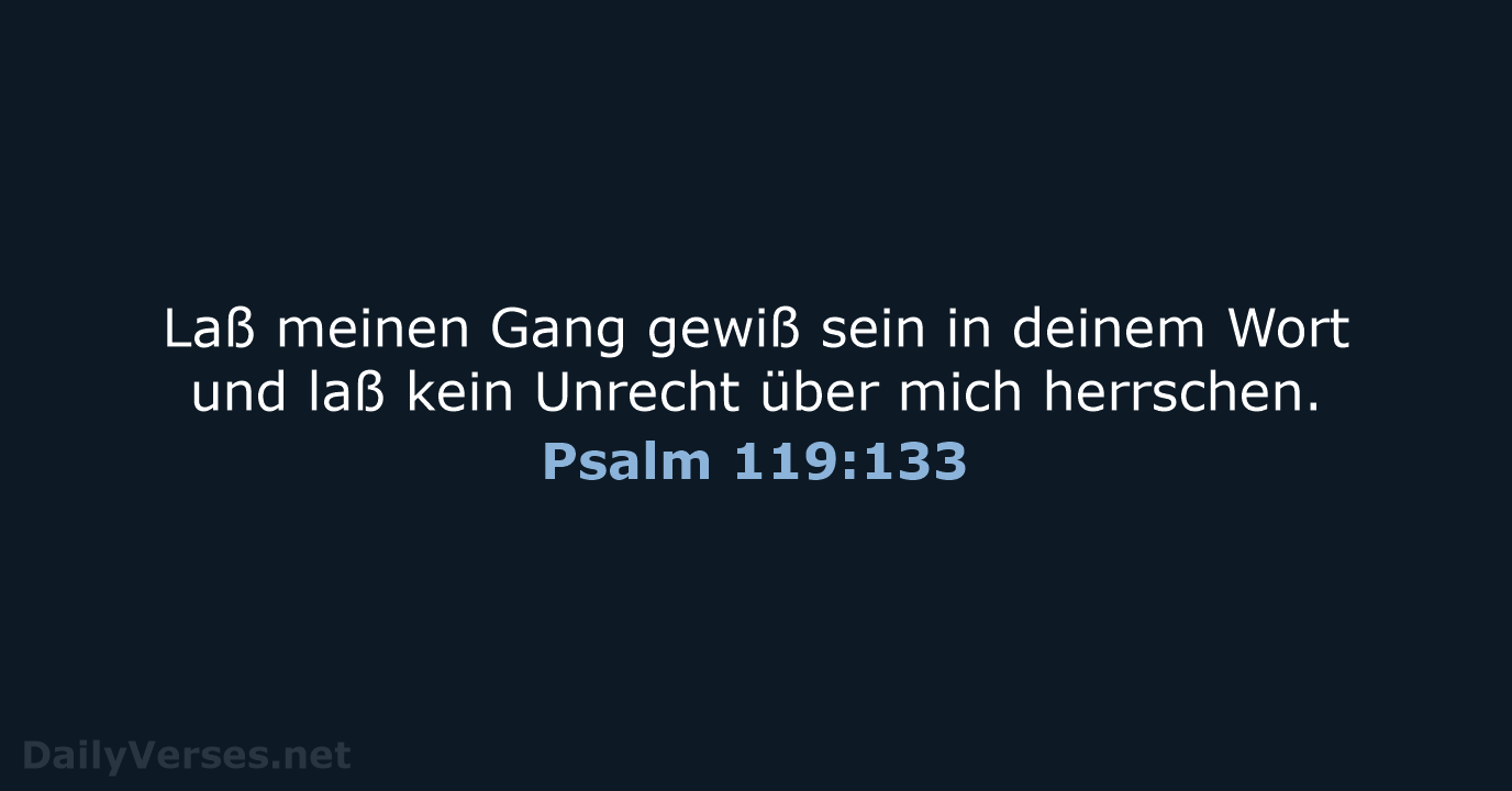 Psalm 119:133 - LU12
