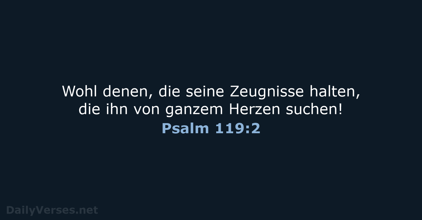 Psalm 119:2 - LU12