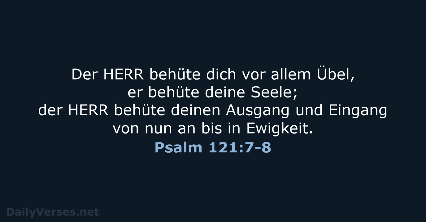 Psalm 121:7-8 - LU12