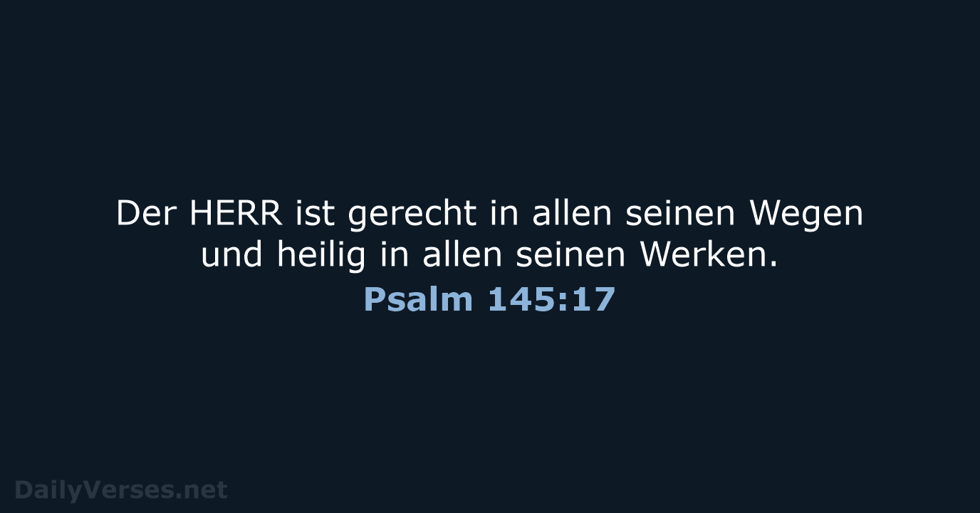 Psalm 145:17 - LU12