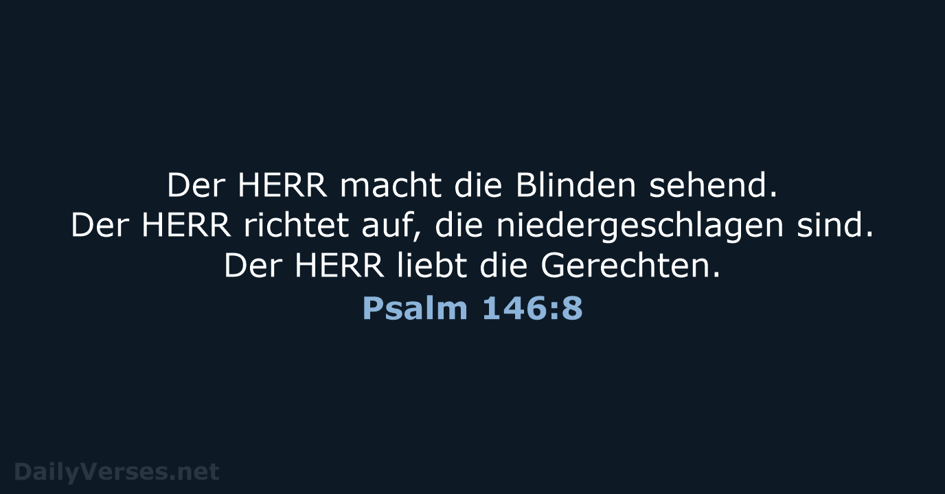 Psalm 146:8 - LU12