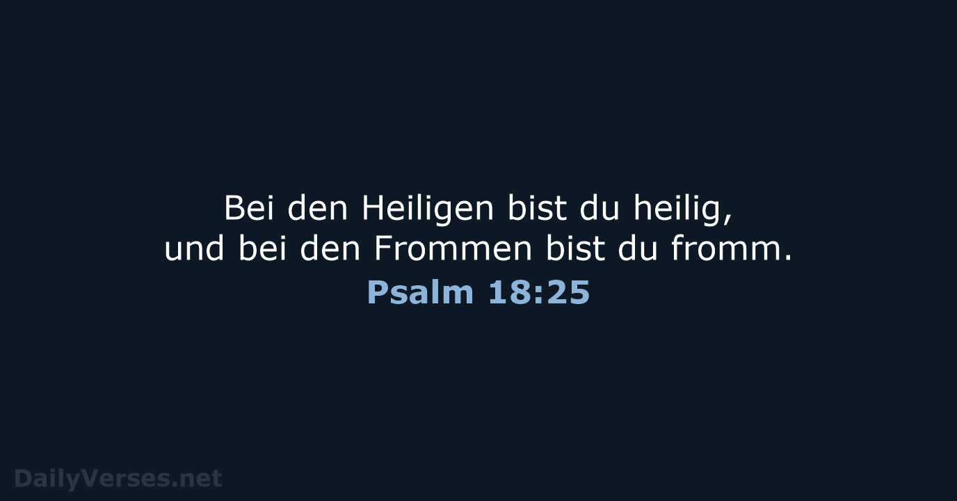 Psalm 18:25 - LU12