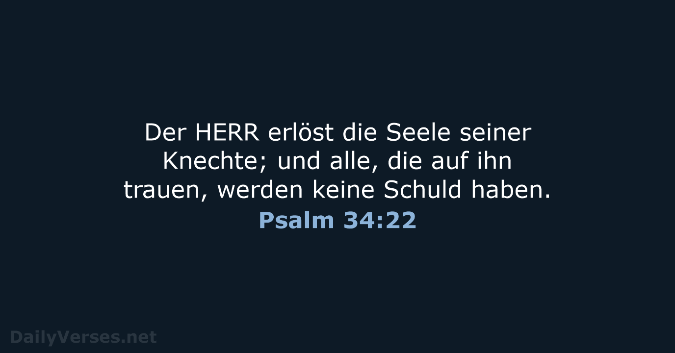 Psalm 34:22 - LU12