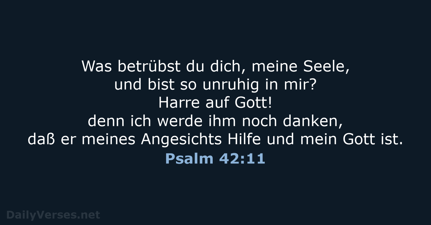 Psalm 42:11 - LU12