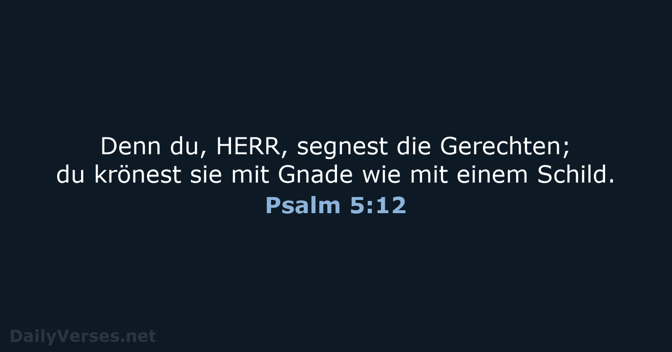 Psalm 5:12 - LU12