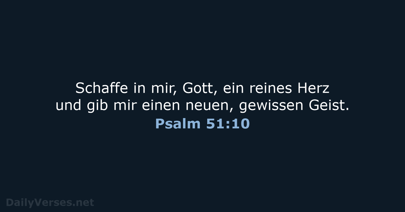 Psalm 51:10 - LU12