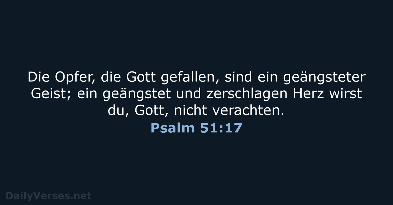 Psalm 51:17 - LU12
