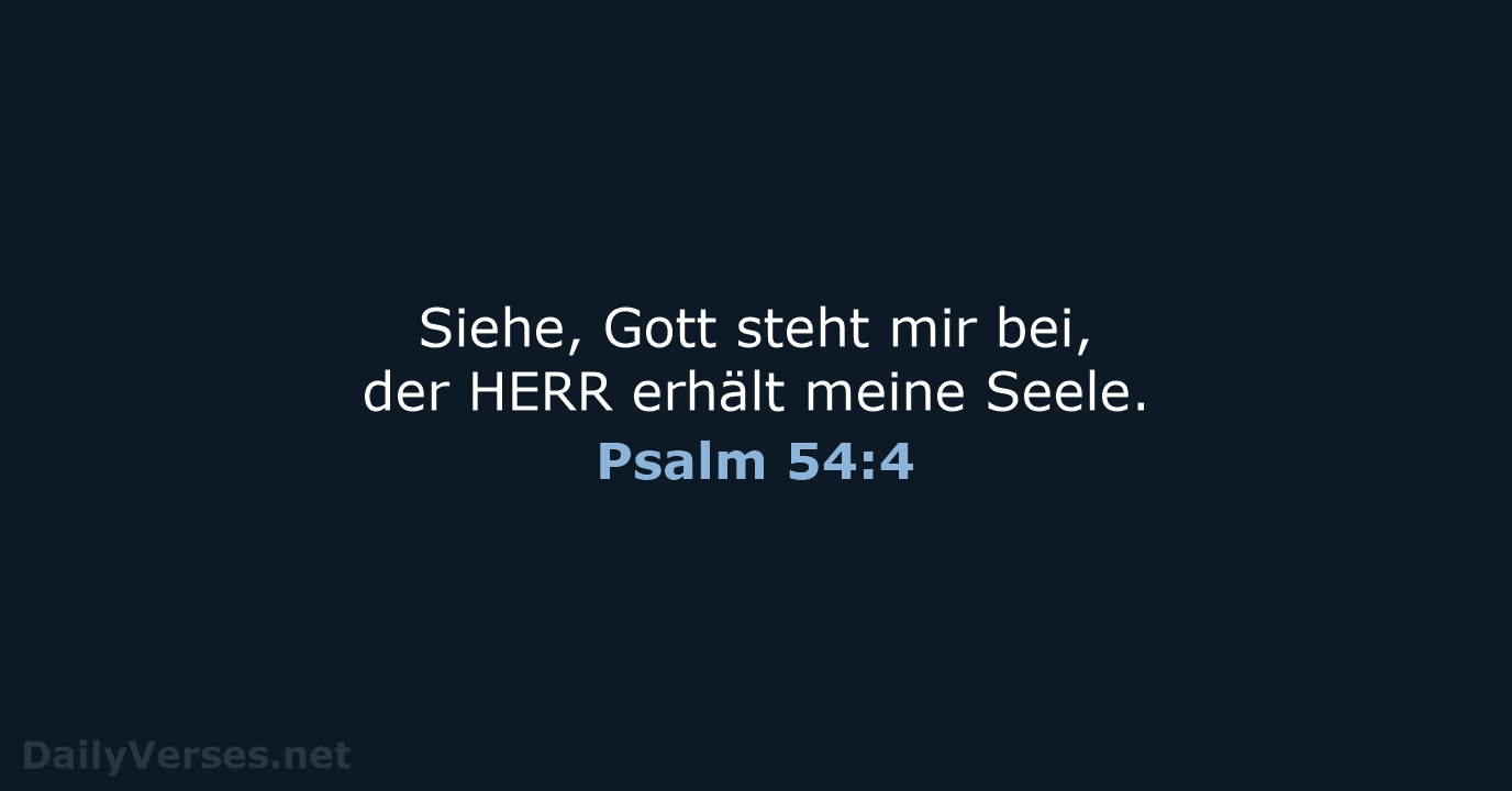 Psalm 54:4 - LU12