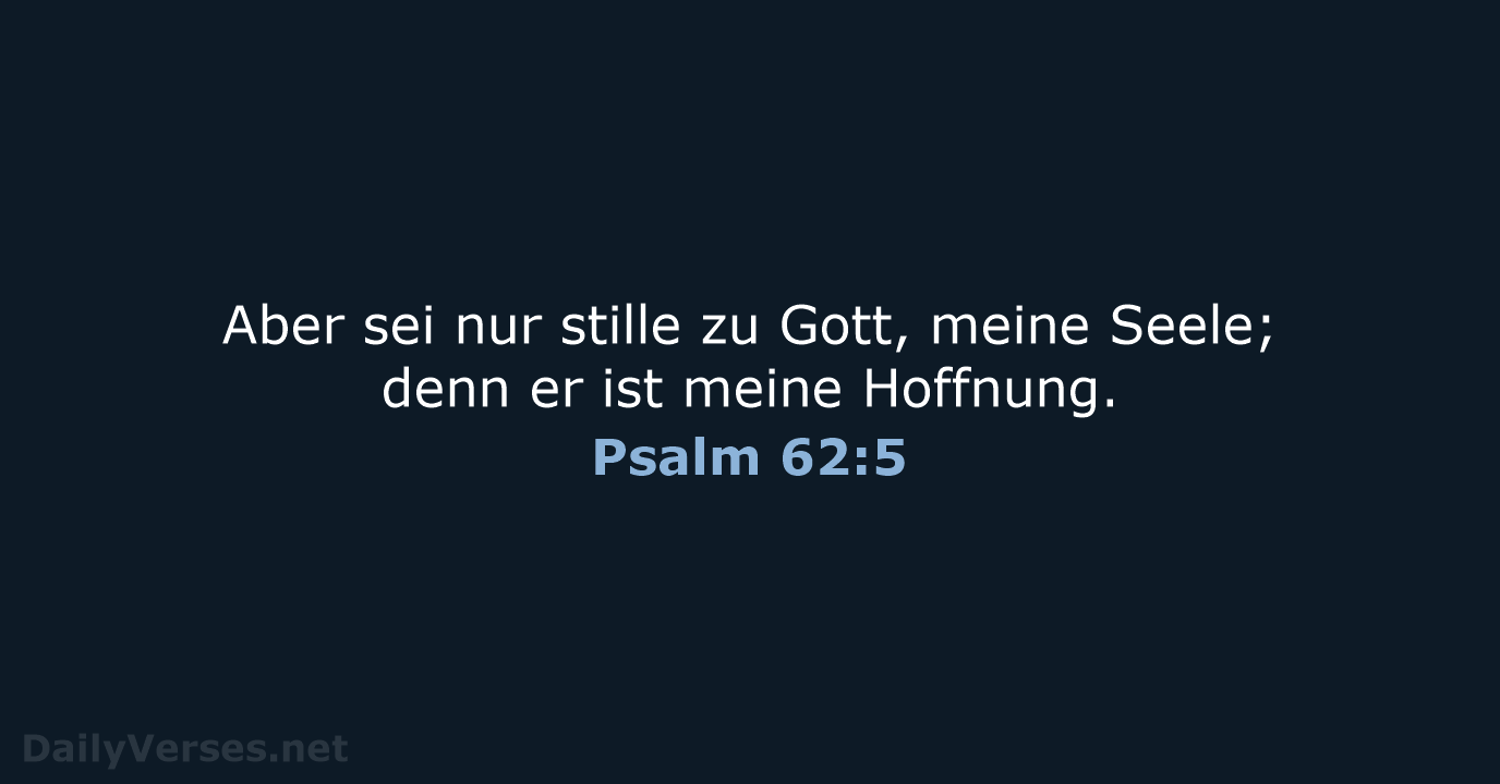 Psalm 62:5 - LU12