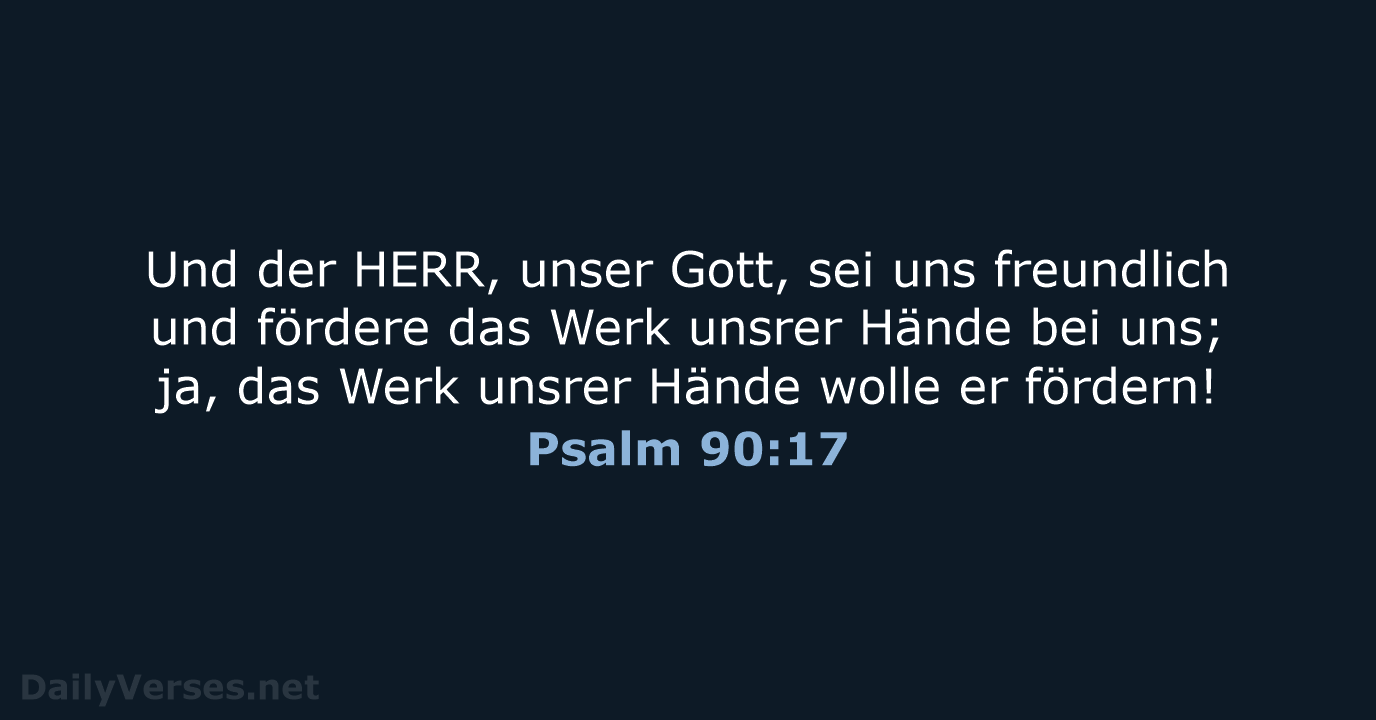 Psalm 90:17 - LU12
