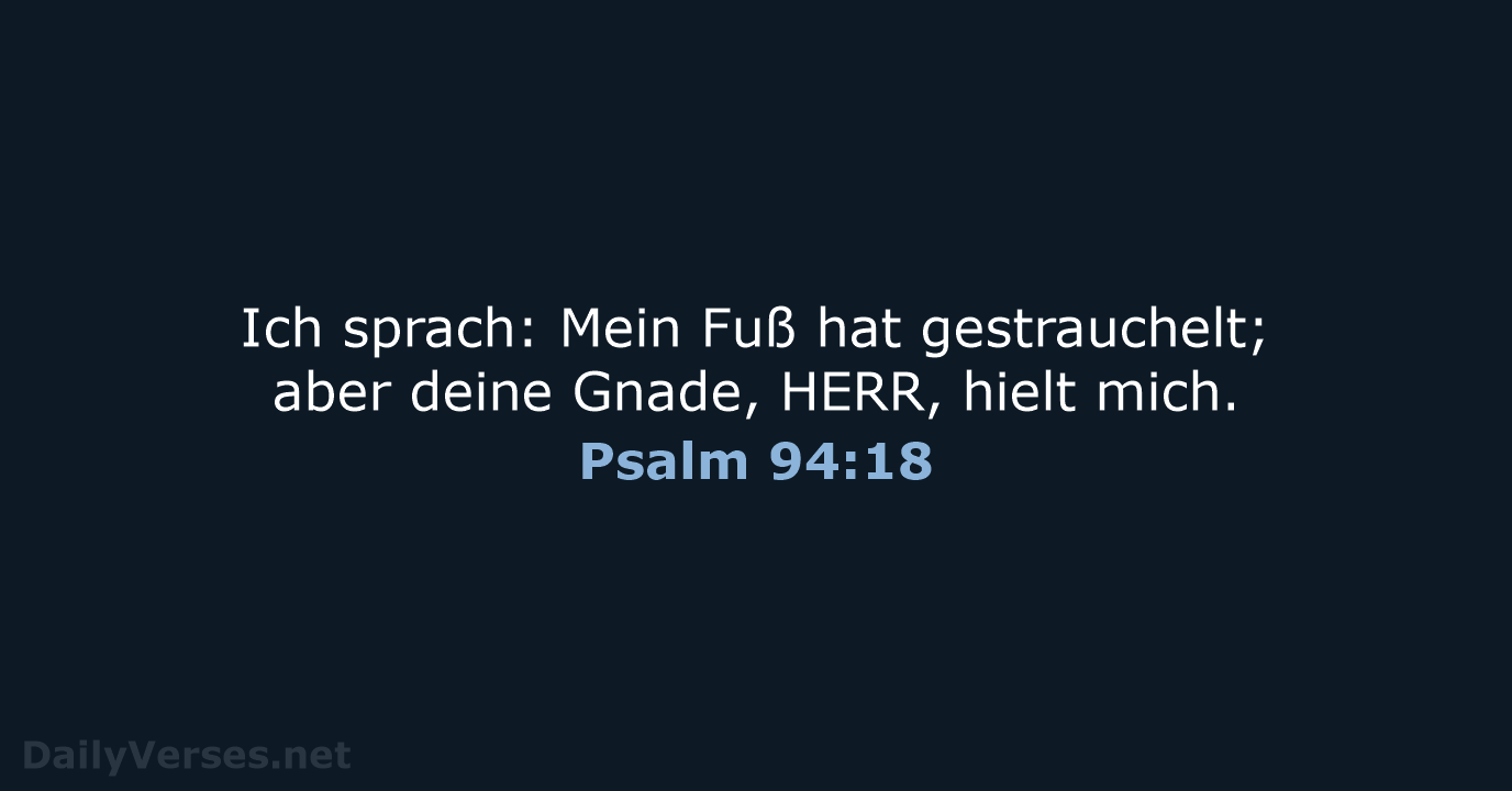 Psalm 94:18 - LU12