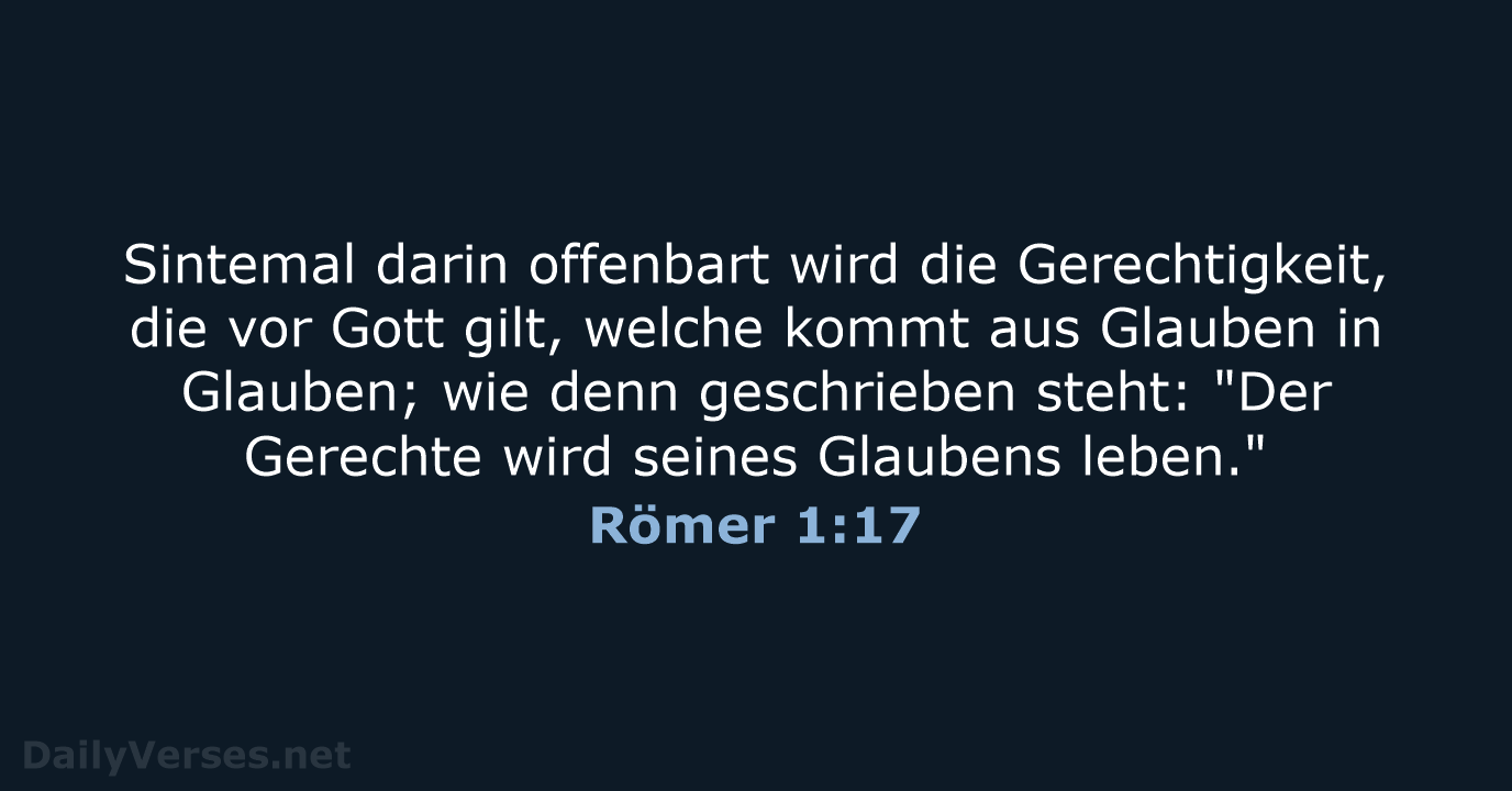 Römer 1:17 - LU12