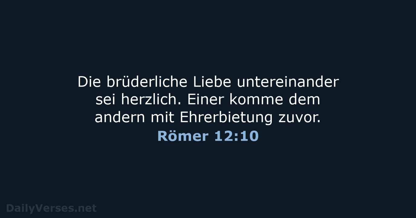 Römer 12:10 - LU12