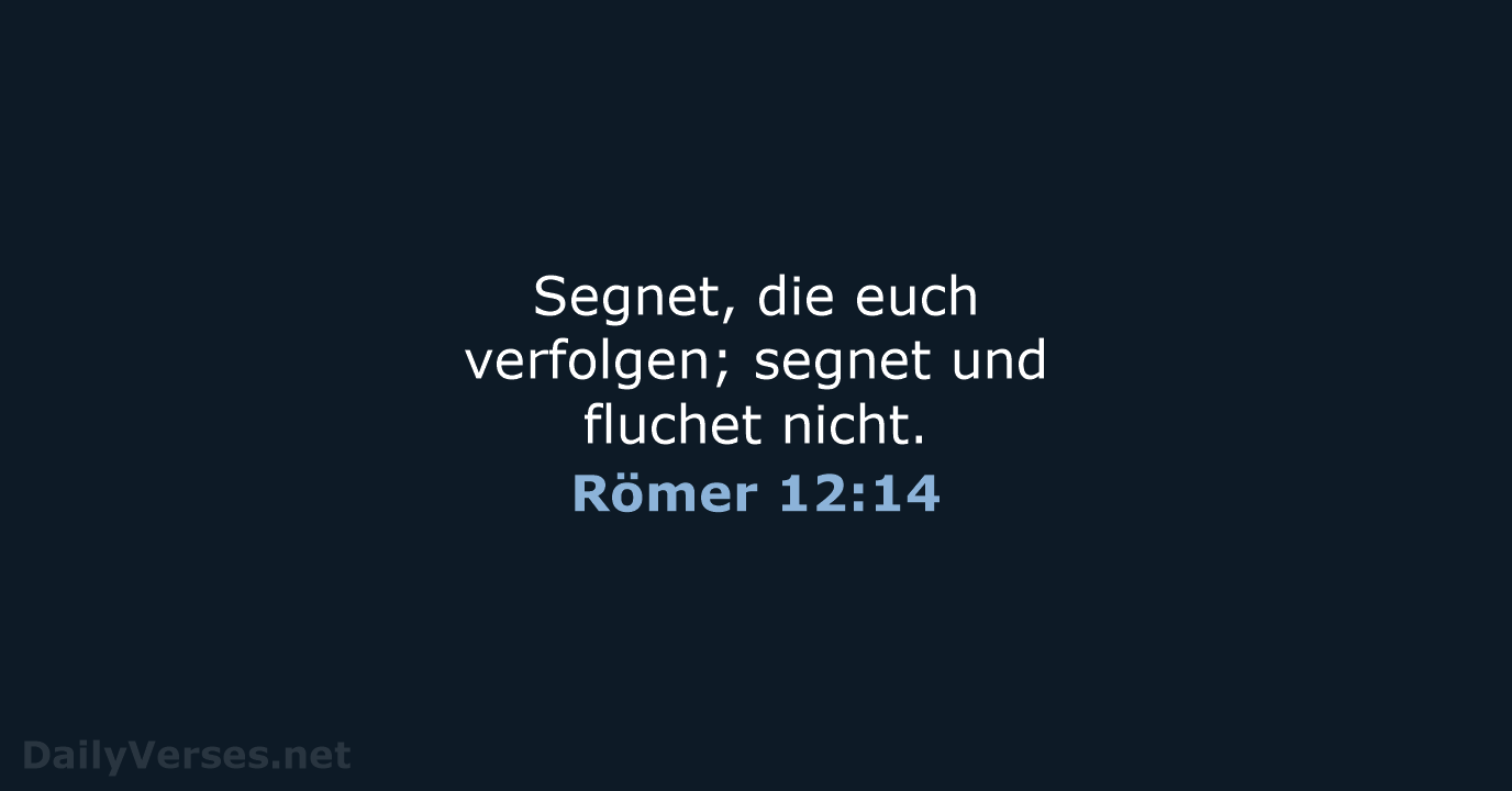 Römer 12:14 - LU12