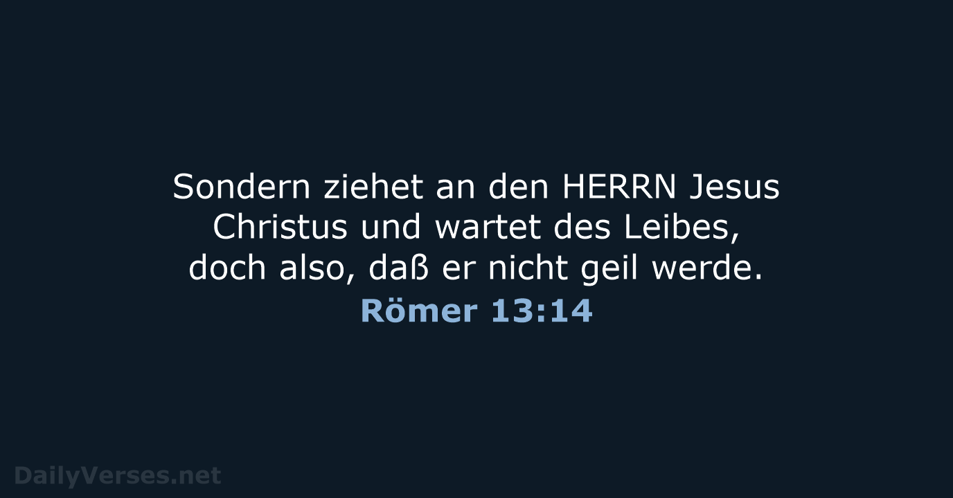 Römer 13:14 - LU12