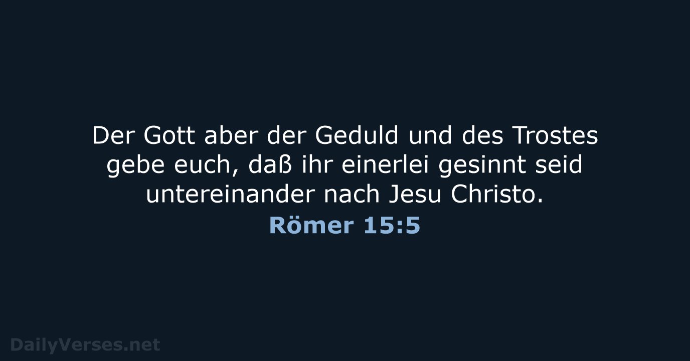 Römer 15:5 - LU12
