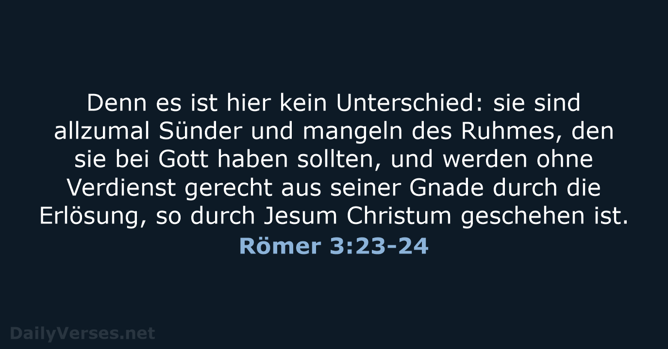 Römer 3:23-24 - LU12