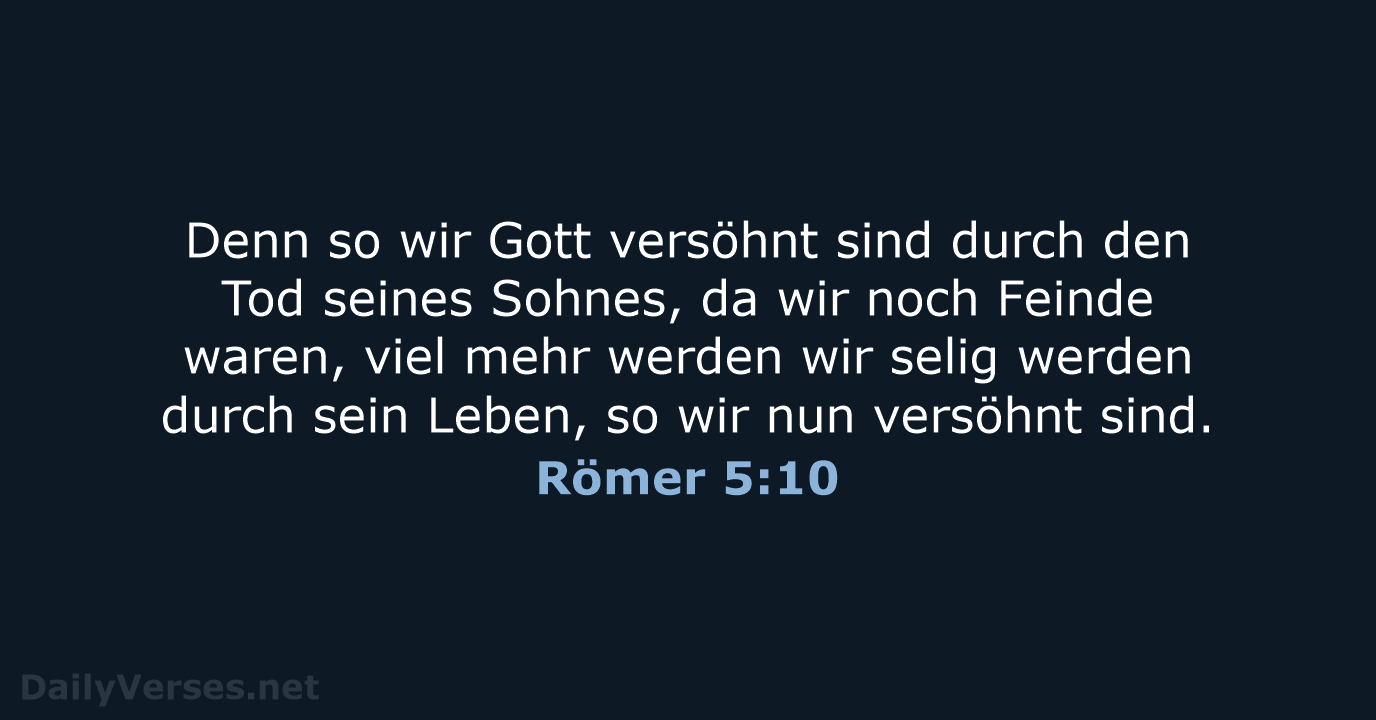Römer 5:10 - LU12