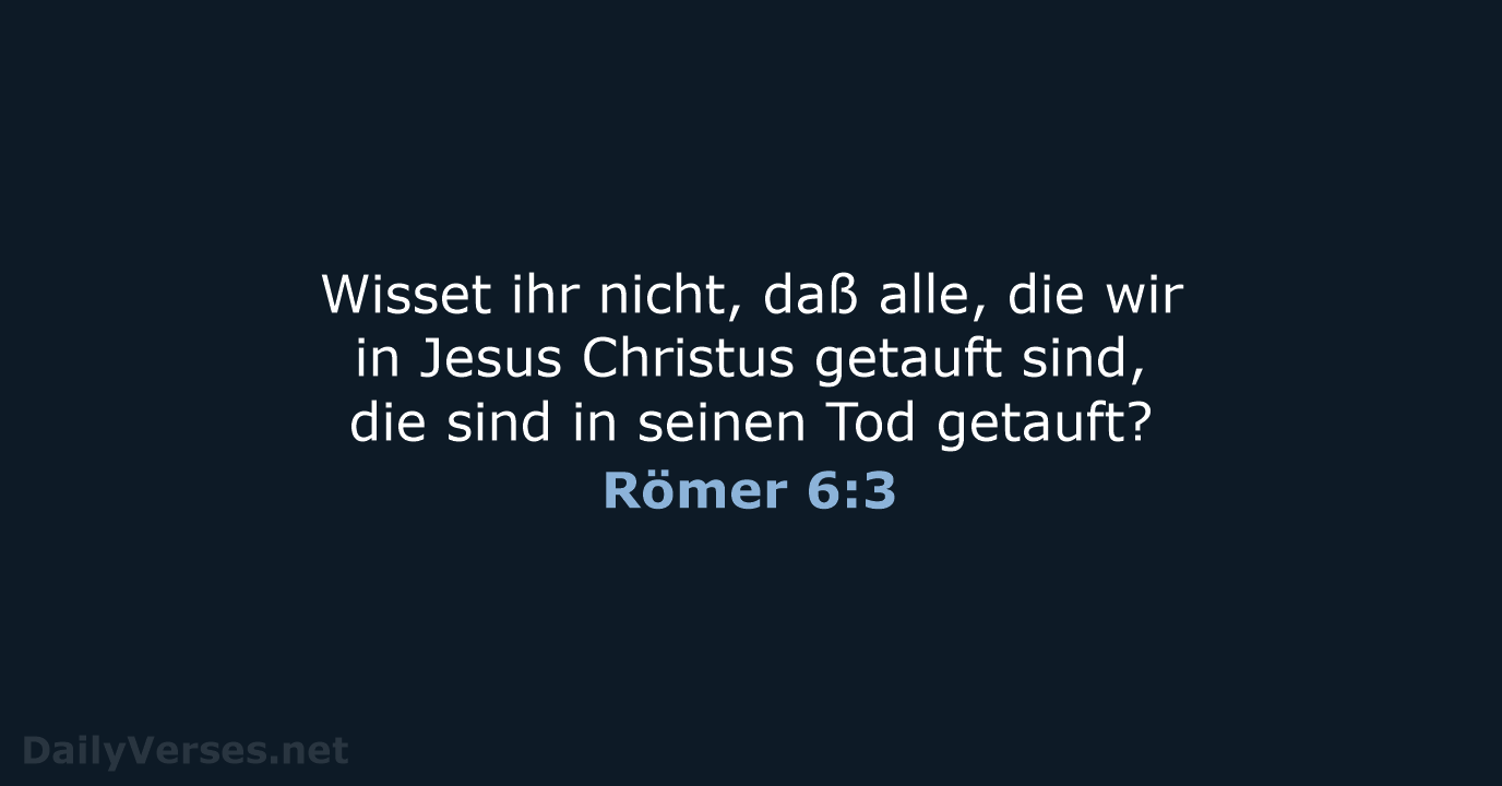 Römer 6:3 - LU12