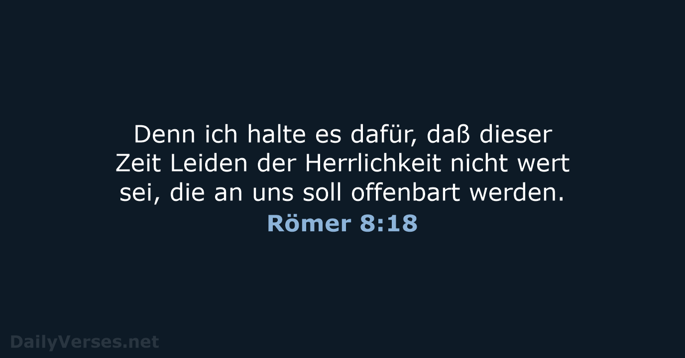 Römer 8:18 - LU12